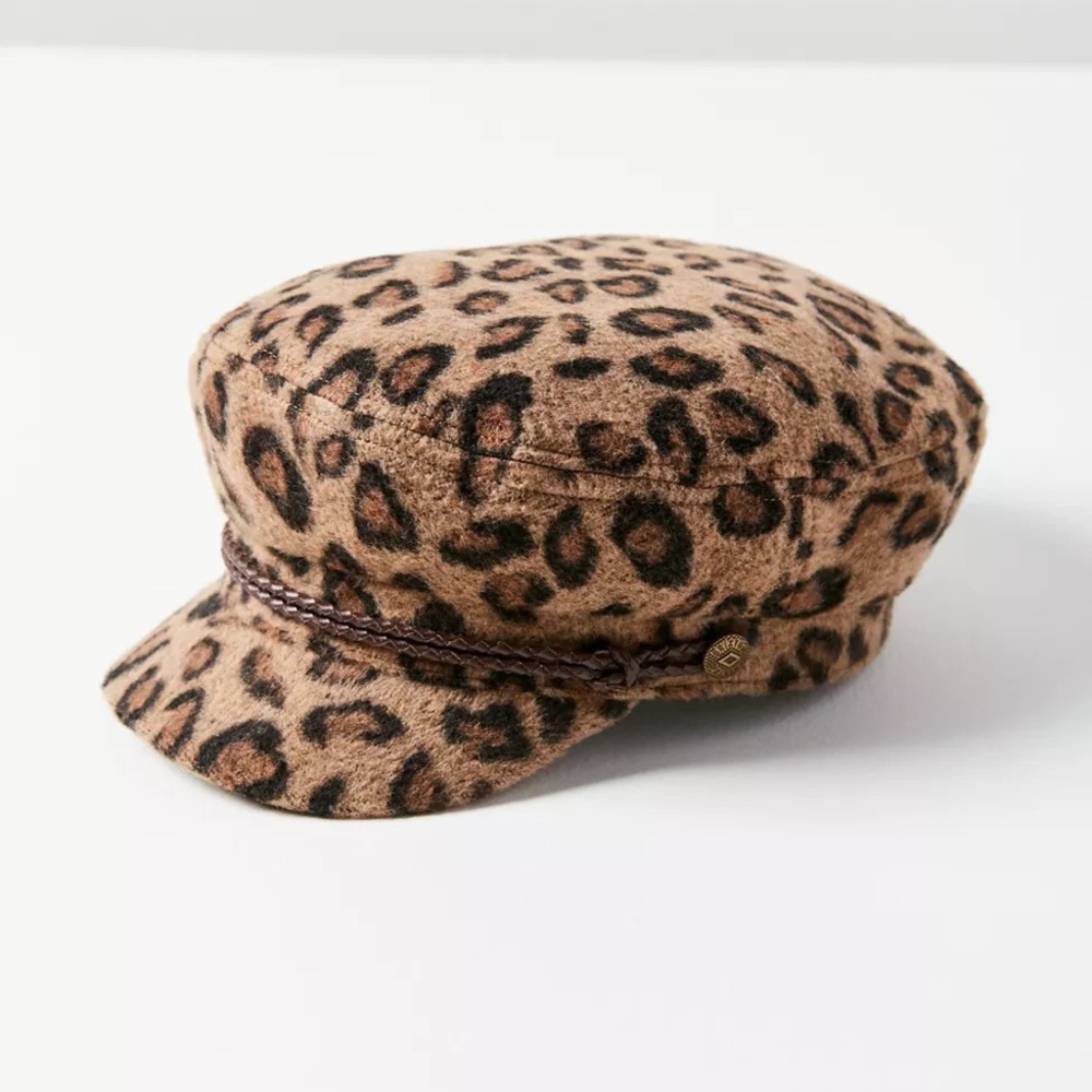 Brixton Fiddler Leopard Fisherman Cap